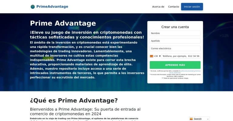 ¿Qué es Prime Advantage: Opiniones, ¿es una estafa o es seguro y fiable?