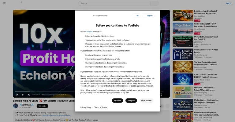 ¿Qué es Echelon Yield AI: Opiniones, ¿es una estafa o es seguro y fiable?