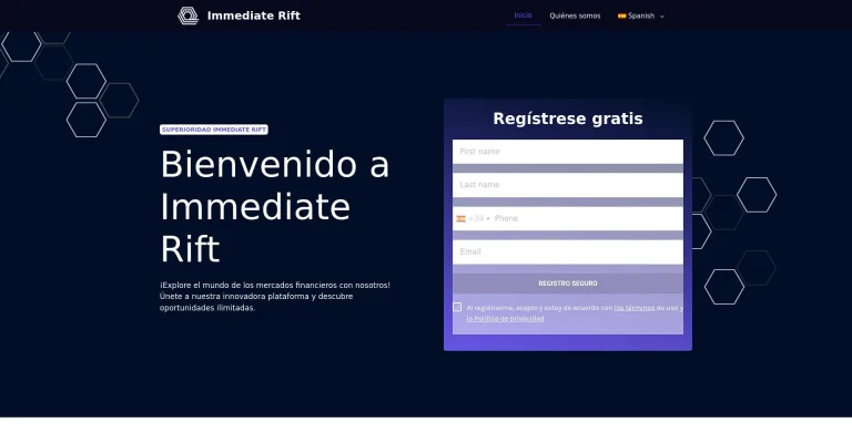 ¿Qué es Immediate Rift: Opiniones, ¿es una estafa o es seguro y fiable?