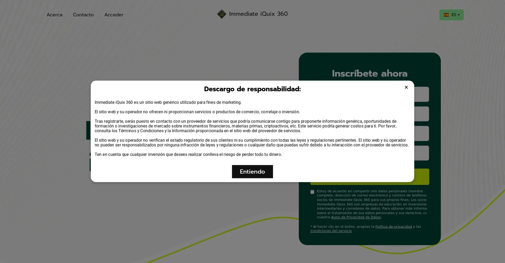 ¿Qué es Immediate iQuix: Opiniones, ¿es una estafa o es seguro y fiable?