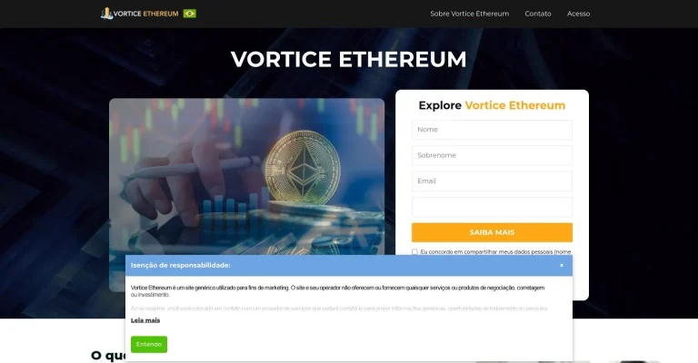 ¿Qué es Ethereum Vortice: Opiniones, ¿es una estafa o es seguro y fiable?