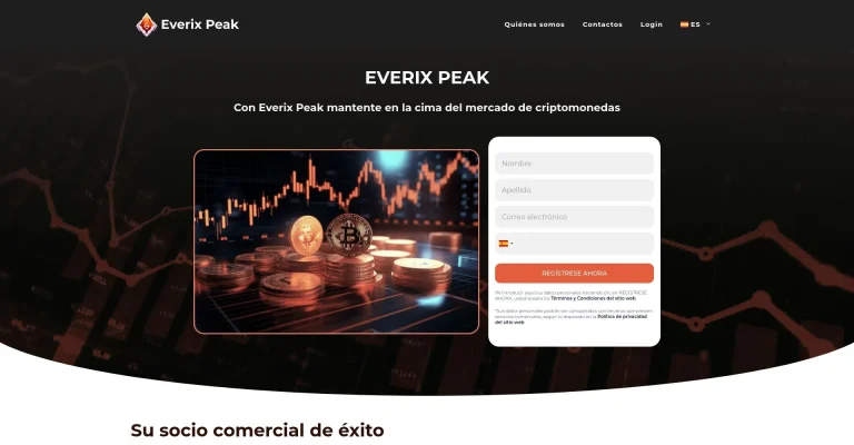 ¿Qué es Everix Peak: Opiniones, ¿es una estafa o es seguro y fiable?