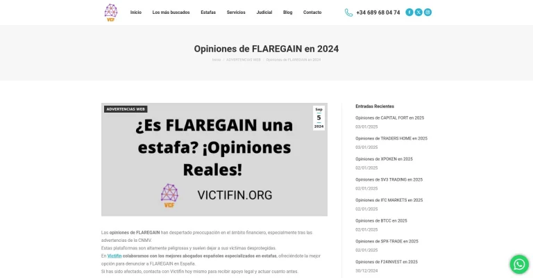 ¿Qué es Flaregain: Opiniones, ¿es una estafa o es seguro y fiable?