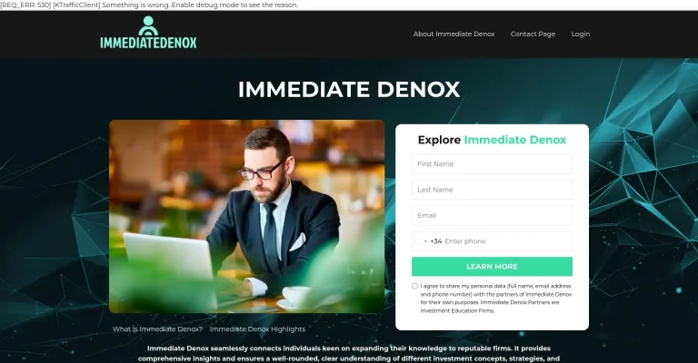 ¿Qué es Immediate Denox: Opiniones, ¿es una estafa o es seguro y fiable?