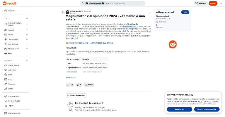 ¿Qué es Magnumator 2.0: Opiniones, ¿es una estafa o es seguro y fiable?