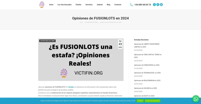 ¿Qué es FUSIONLOTS: Opiniones, ¿es una estafa o es seguro y fiable?