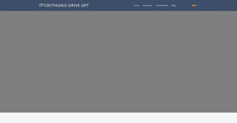 ¿Qué es Crythonis Drive GPT: Opiniones, ¿es una estafa o es seguro y fiable?