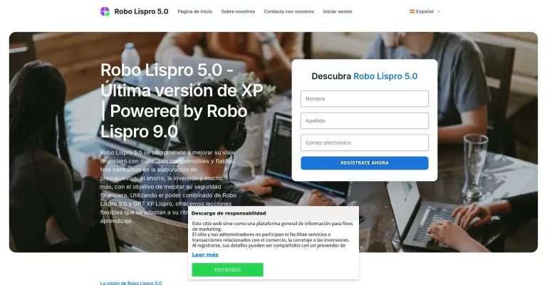 ¿Qué es Robo Lispro: Opiniones, ¿es una estafa o es seguro y fiable?