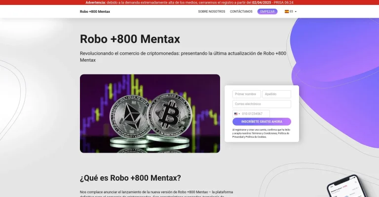¿Qué es Robo Mentax: Opiniones, ¿es una estafa o es seguro y fiable?