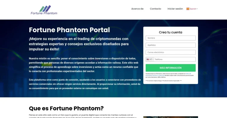¿Qué es Fortune Phantom: Opiniones, ¿es una estafa o es seguro y fiable?