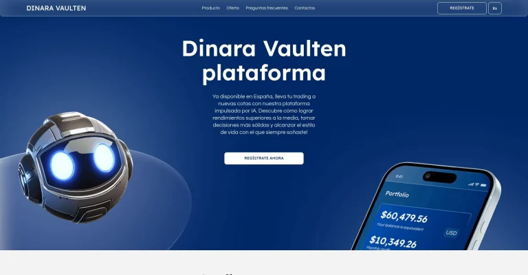 ¿Qué es Dinara Vaulten: Opiniones, ¿es una estafa o es seguro y fiable?