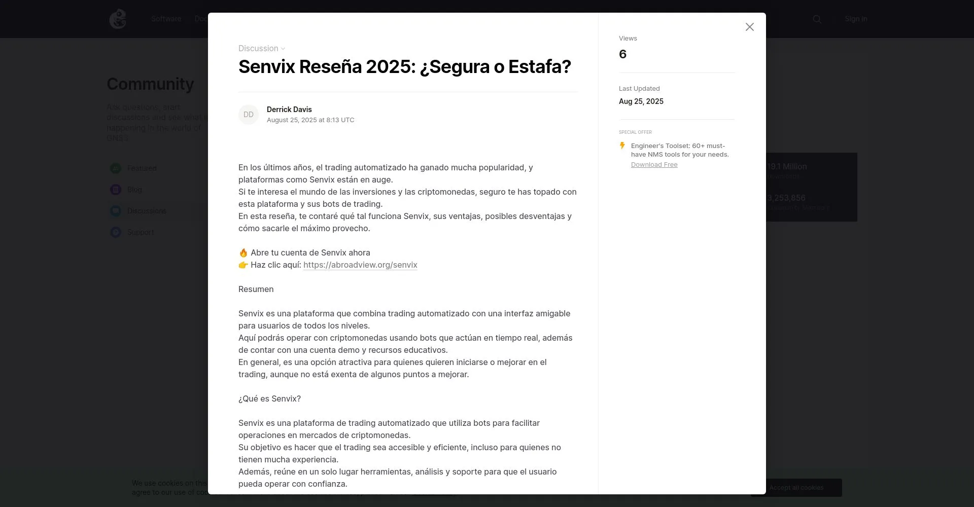 ¿Qué es Senvix: Opiniones, ¿es una estafa o es seguro y fiable?
