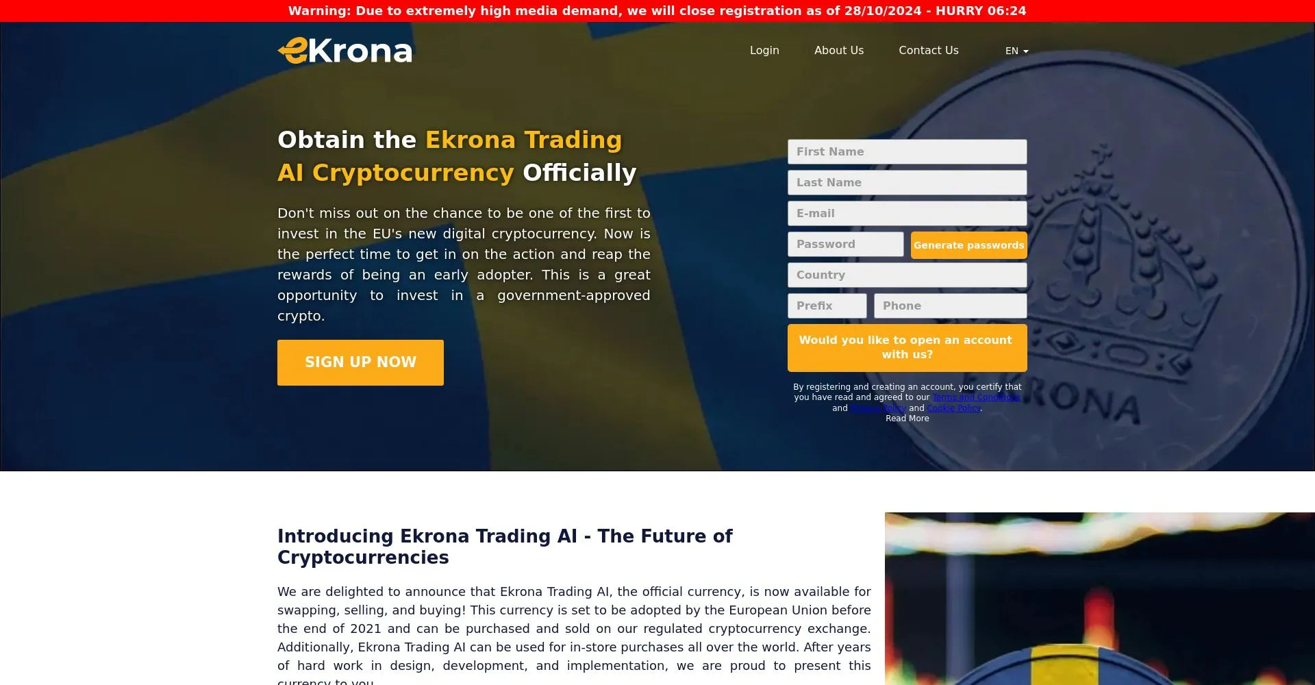 ¿Qué es Ekrona Trading Ai: Opiniones, ¿es una estafa o es seguro y fiable?