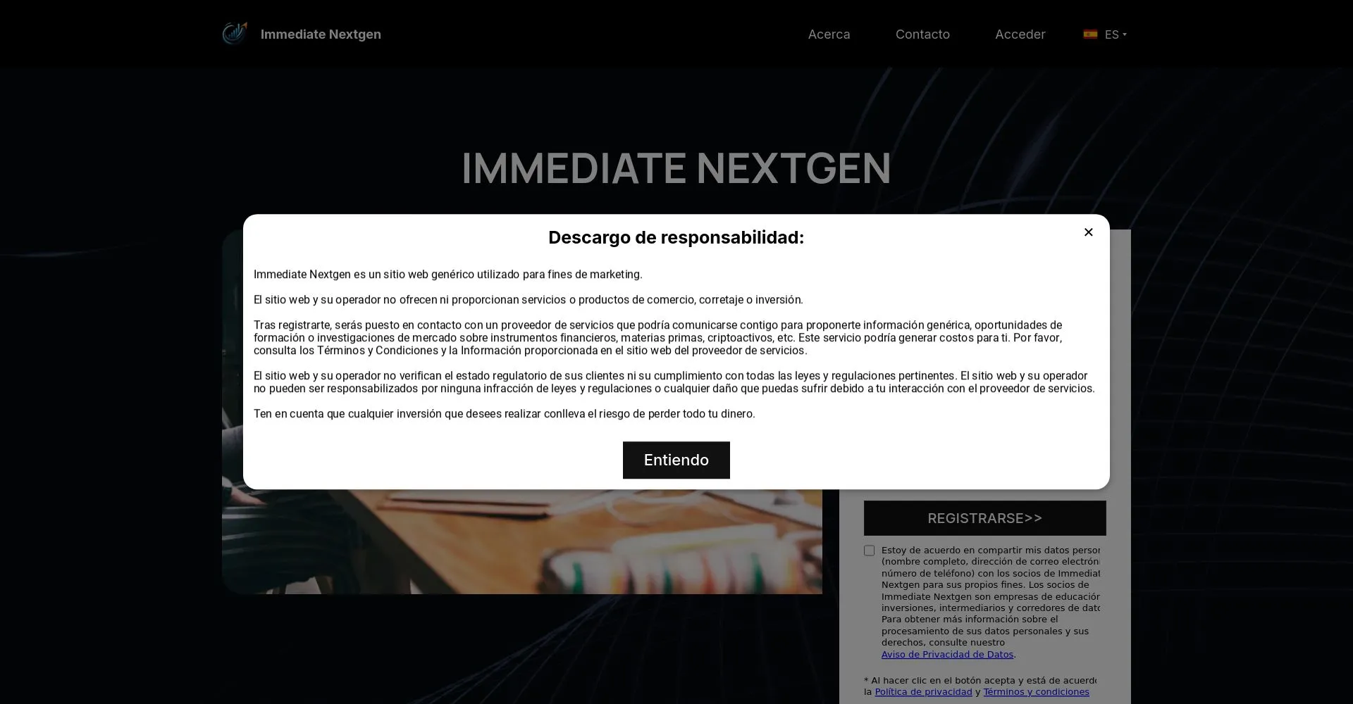 ¿Qué es Immediate Nextgen: Opiniones, ¿es una estafa o es seguro y fiable?