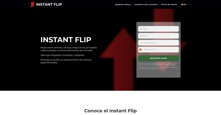 ¿Qué es Instant Flip: Opiniones, ¿es una estafa o es seguro y fiable?