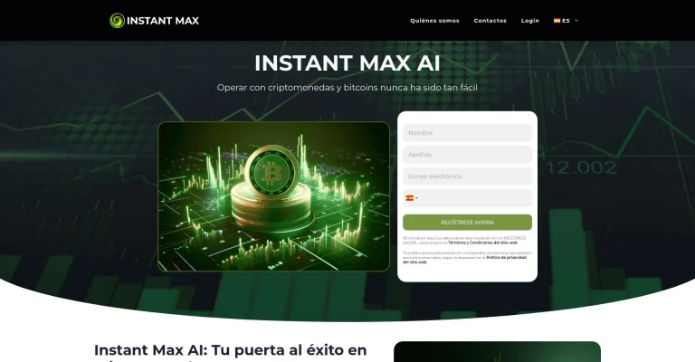 ¿Qué es Instant Max: Opiniones, ¿es una estafa o es seguro y fiable?