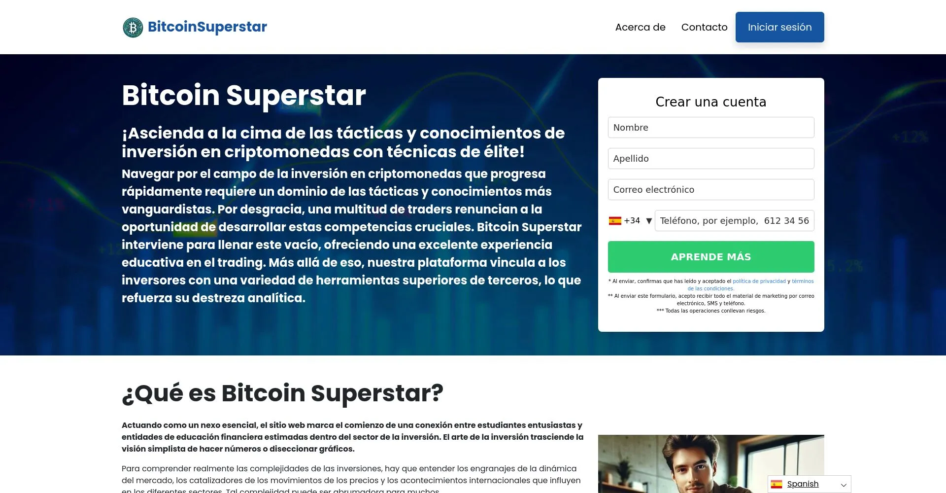 ¿Qué es Bitcoin Superstar: Opiniones, ¿es una estafa o es seguro y fiable?