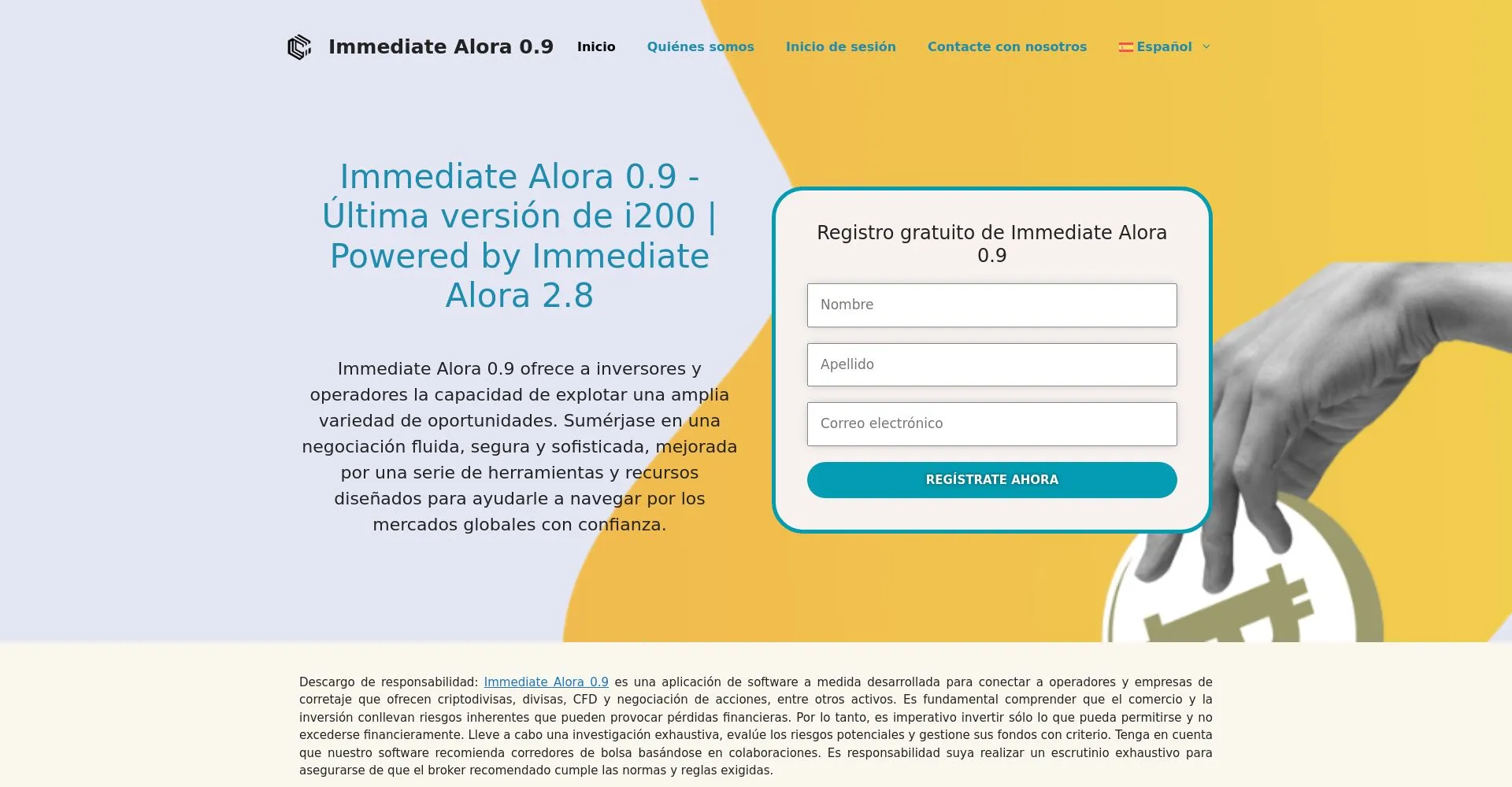 ¿Qué es Immediate Alora 24: Opiniones, ¿es una estafa o es seguro y fiable?