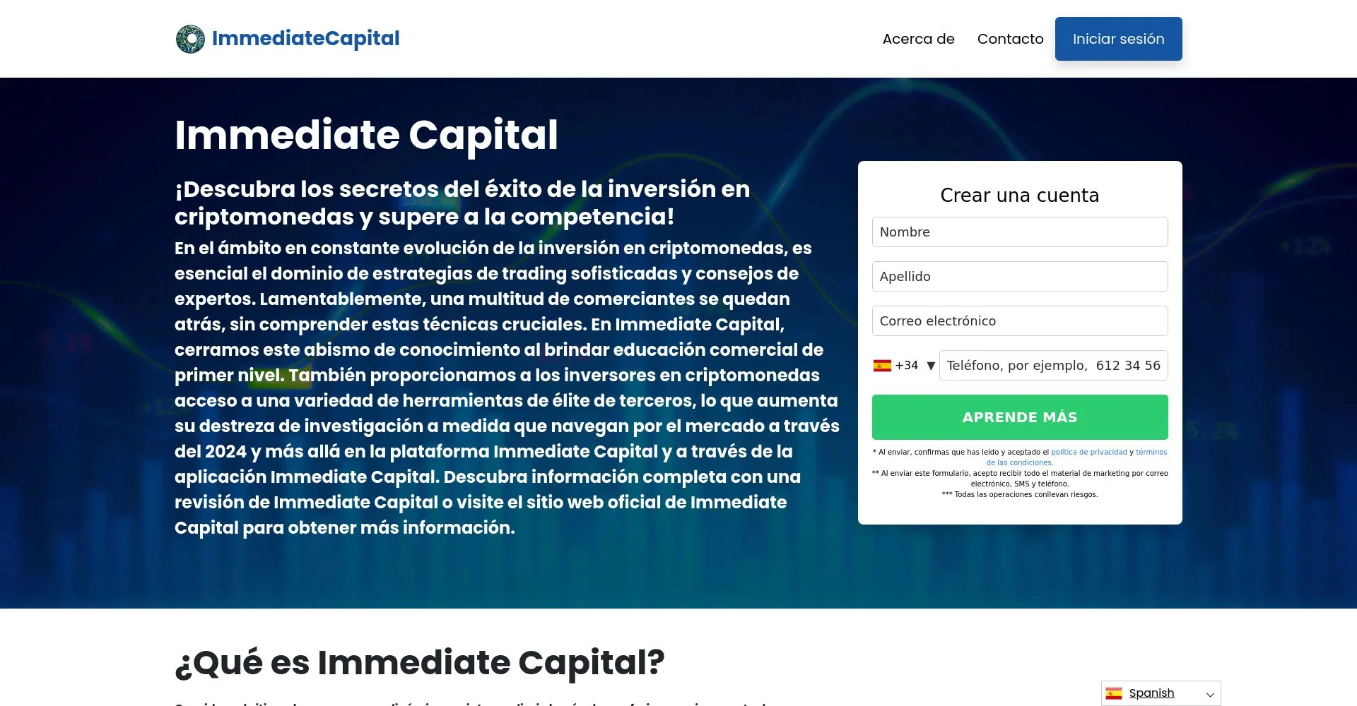 ¿Qué es Immediate Capital: Opiniones, ¿es una estafa o es seguro y fiable?