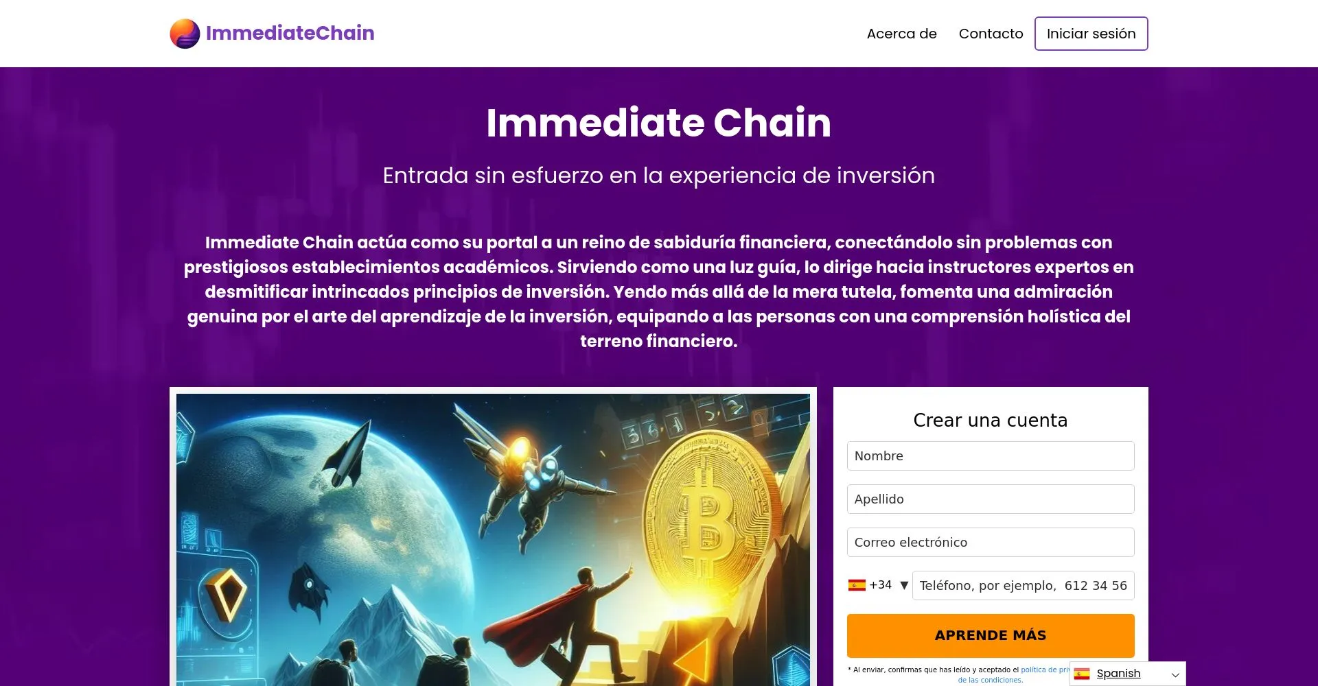 ¿Qué es Immediate Chain: Opiniones, ¿es una estafa o es seguro y fiable?