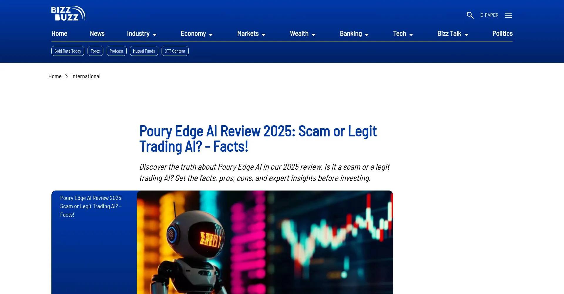 ¿Qué es Poury Edge AI : Opiniones, ¿es una estafa o es seguro y fiable?